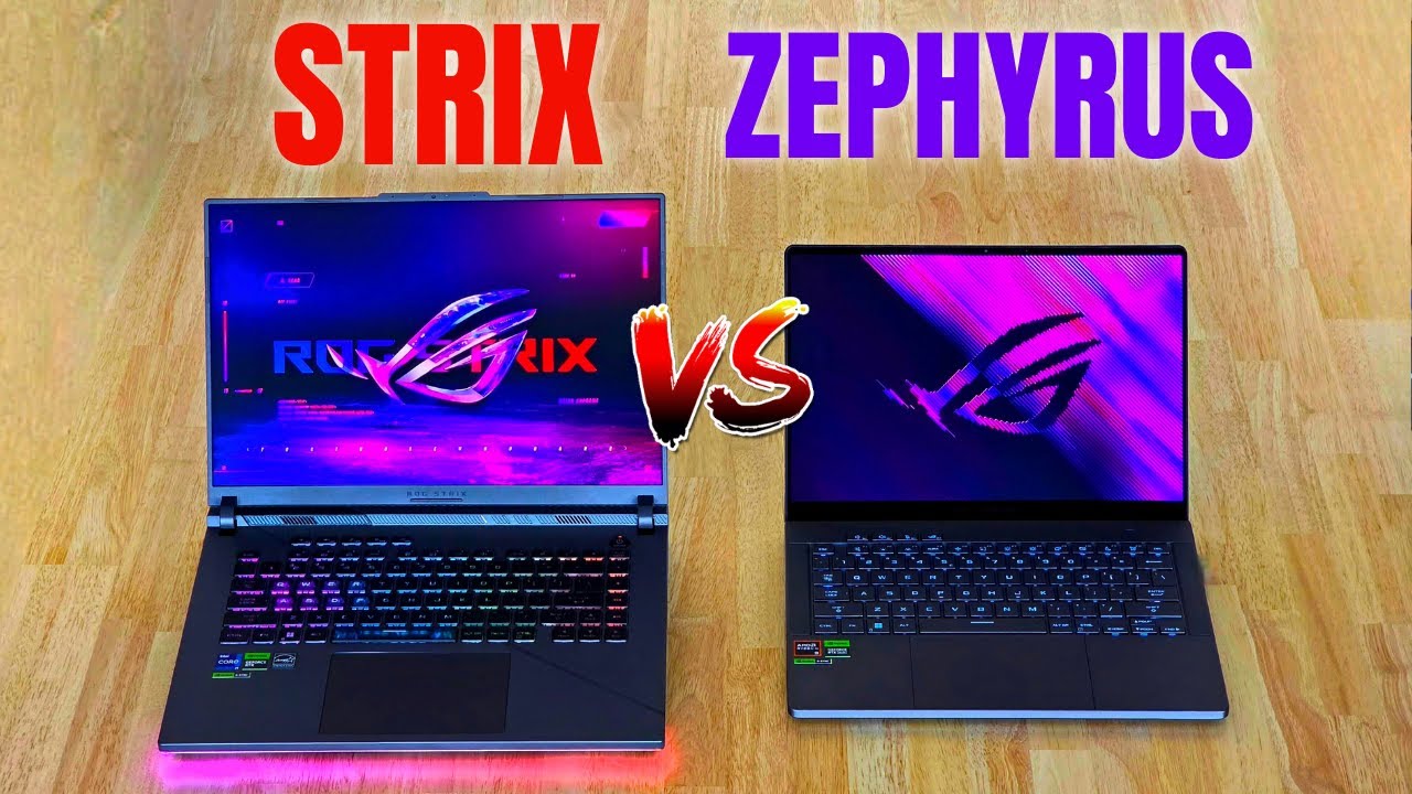 ASUS ROG Strix G16 vs Zephyrus G14